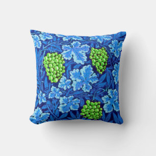 William Morris Grapevine, Cobalt Blue Cushion