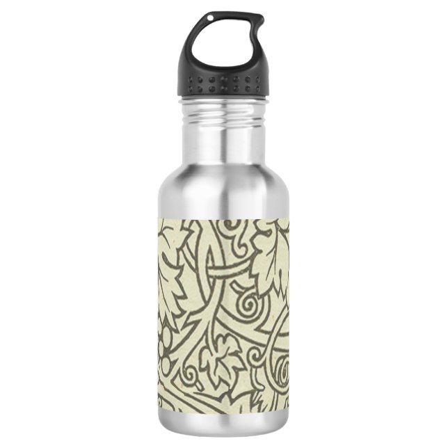 William Morris Grapevine Sage Wallpaper 532 Ml Water Bottle (Front)