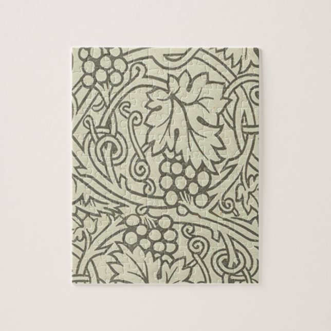 William Morris Grapevine Sage Wallpaper Jigsaw Puzzle (Vertical)