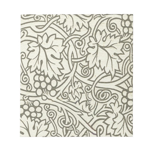 William Morris Grapevine Sage Wallpaper Notepad (Front)