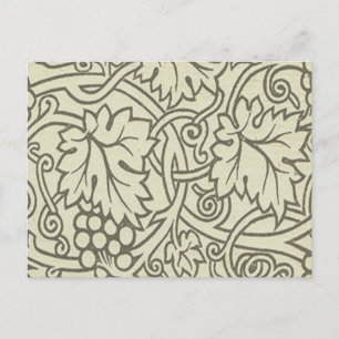 William Morris Grapevine Sage Wallpaper Postcard