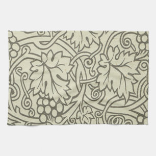 William Morris Grapevine Sage Wallpaper Tea Towel
