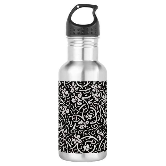 William Morris Grapevine Vine Leaf Pattern 710 Ml Water Bottle (Front)
