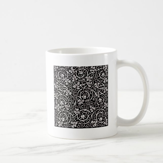 William Morris Grapevine Vine Leaf Pattern Coffee Mug (Right)