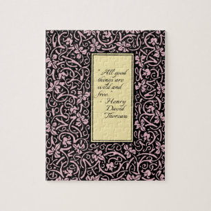 William Morris Grapevine Vine Leaf Pattern Jigsaw Puzzle