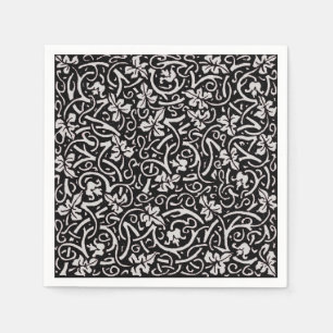 William Morris Grapevine Vine Leaf Pattern Napkin