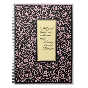 William Morris Grapevine Vine Leaf Pattern Notebook