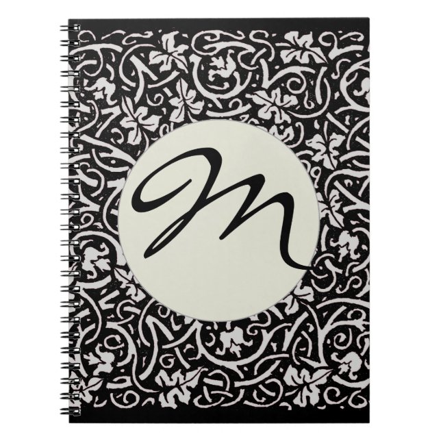 William Morris Grapevine Vine Leaf Pattern Notebook (Front)