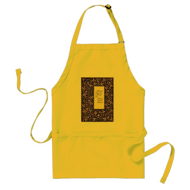 William Morris Grapevine Vine Leaf Pattern Standard Apron (Front)
