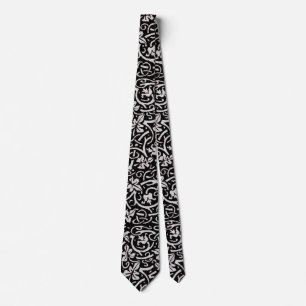 William Morris Grapevine Vine Leaf Pattern Tie