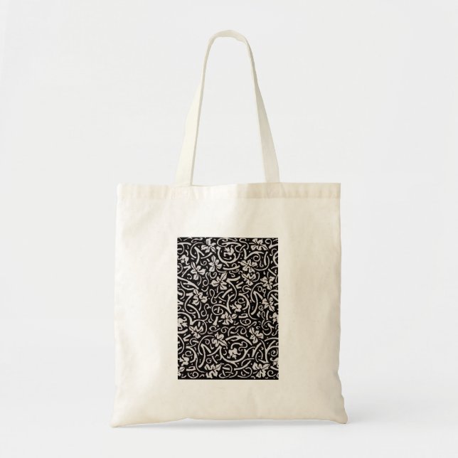William Morris Grapevine Vine Leaf Pattern Tote Bag (Front)