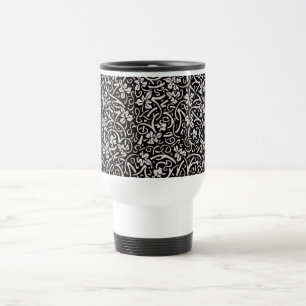 William Morris Grapevine Vine Leaf Pattern Travel Mug