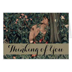 William Morris Greenery Fox Wildlife