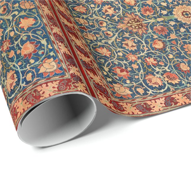 William Morris Holland Park Carpet Pattern Wrapping Paper (Roll Corner)