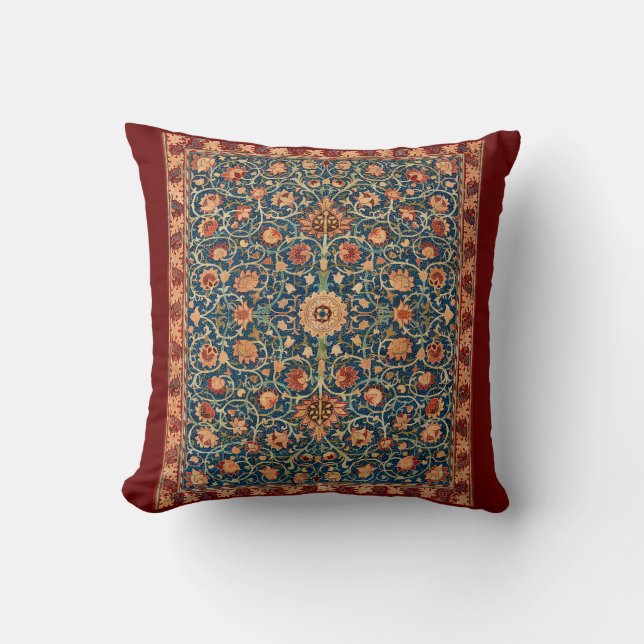 William Morris Holland Park Carpet Pillow  (Front)