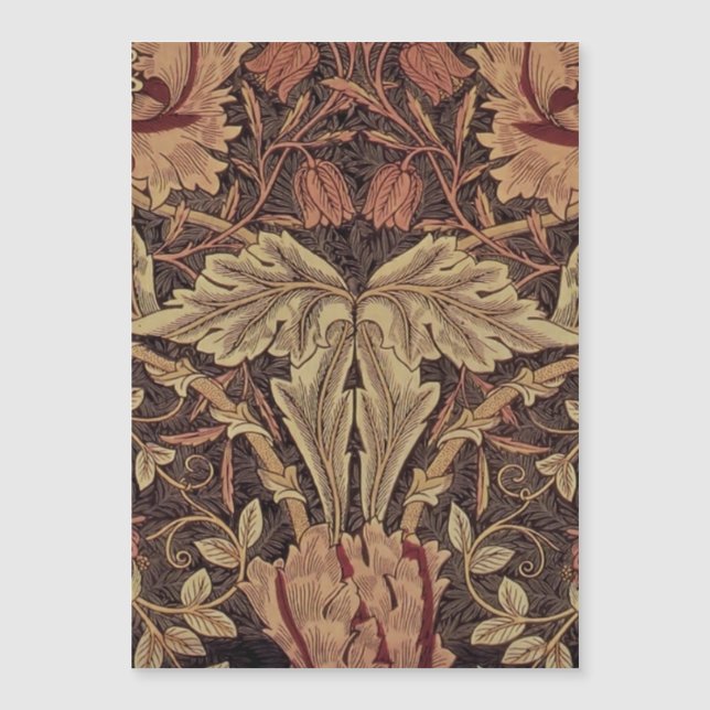William Morris Honeysuckle Classic English Art (Front)