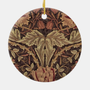 William Morris Honeysuckle Classic English Art Ceramic Ornament