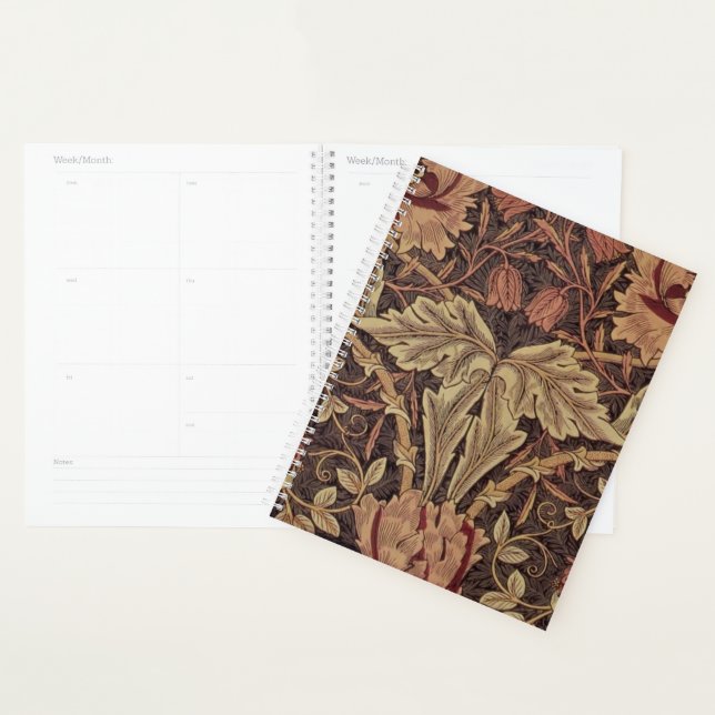 William Morris Honeysuckle Classic English Art Planner (Display)