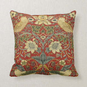 william morris honeysuckle cushion