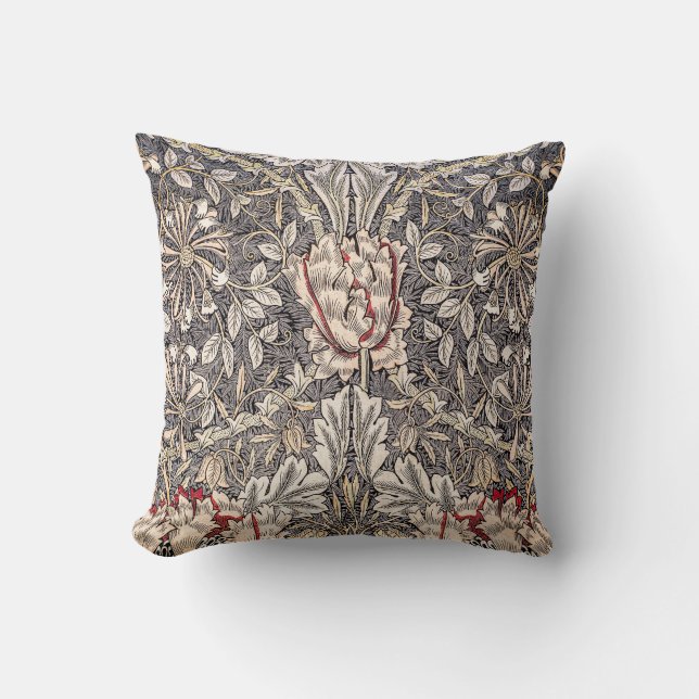  William Morris Honeysuckle Design Cushion (Front)