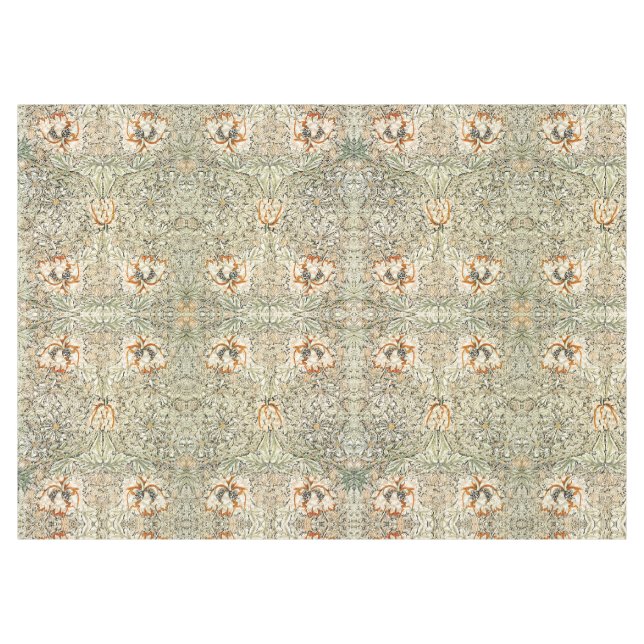 William Morris Honeysuckle Floral Wallpaper Tablecloth (Front (Horizontal))