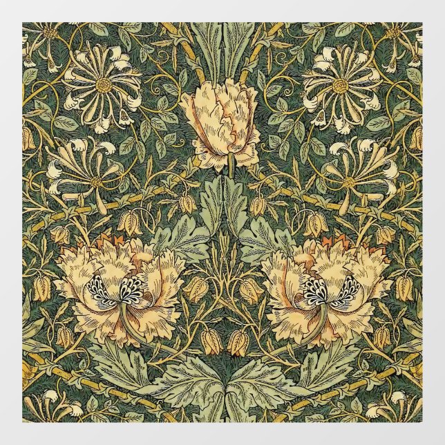 William Morris Honeysuckle Green Floral (Sheet)