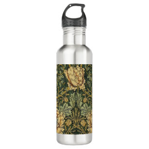 William Morris Honeysuckle Green Floral 710 Ml Water Bottle