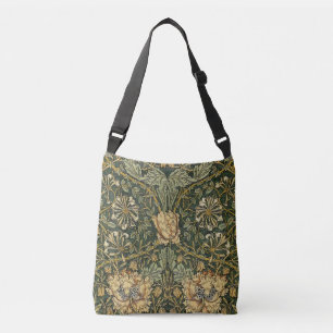 William Morris Honeysuckle Green Floral Crossbody Bag