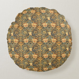William Morris Honeysuckle Pattern Round Cushion