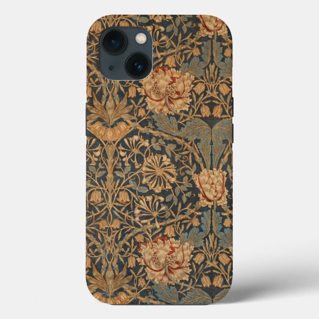 William Morris Honeysuckle Rich Wallpaper Case-Mate iPhone Case (Back)
