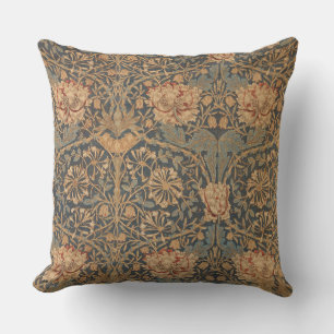 William Morris Honeysuckle Rich Wallpaper Cushion