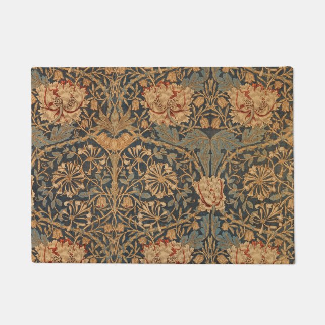 William Morris Honeysuckle Rich Wallpaper Doormat (Front)