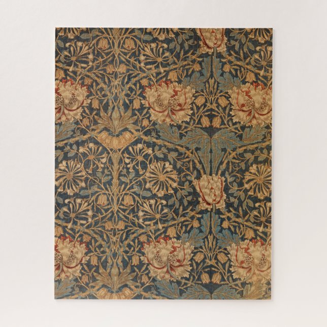 William Morris Honeysuckle Rich Wallpaper Jigsaw Puzzle (Vertical)