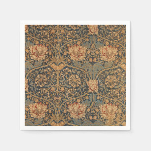 William Morris Honeysuckle Rich Wallpaper Napkin