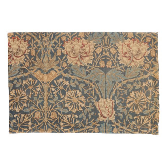 William Morris Honeysuckle Rich Wallpaper Pillowcase (Front)