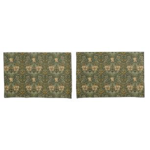 William Morris Honeysuckle   Vintage Floral Pillowcase