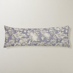 William Morris Horn Poppy Classic Floral Body Cushion