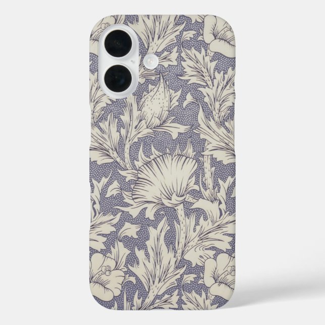 William Morris Horn Poppy Classic Floral Case-Mate iPhone Case (Back)
