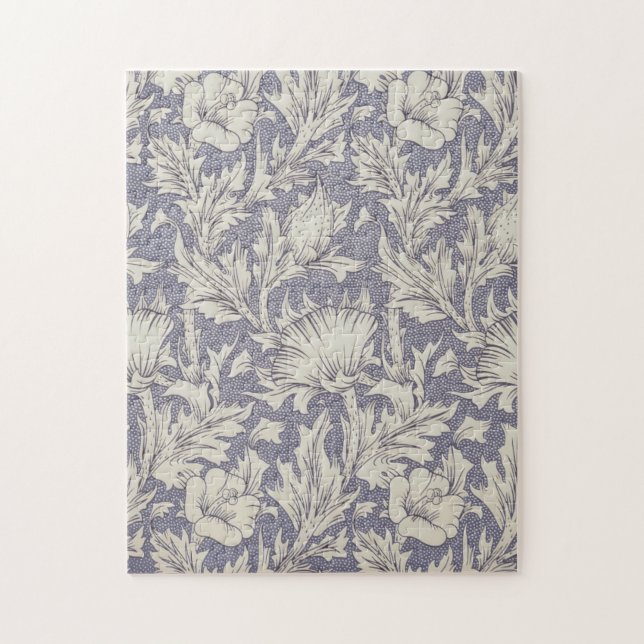 William Morris Horn Poppy Classic Floral Jigsaw Puzzle (Vertical)