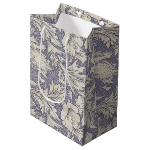 William Morris Horn Poppy Classic Floral Medium Gift Bag