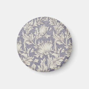 William Morris Horn Poppy Wallpaper Print: Vintage Magnet