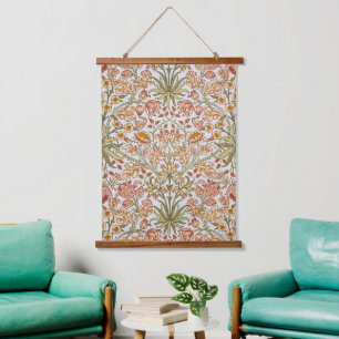 William Morris Hyacinth Floral Botanical Art Hanging Tapestry