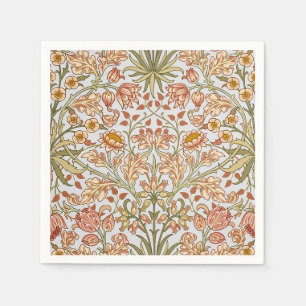 William Morris Hyacinth Floral Botanical Art Napkin