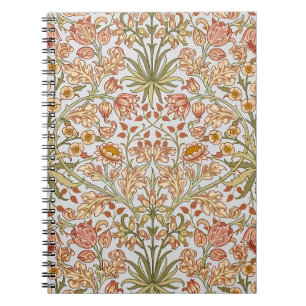 William Morris Hyacinth Floral Botanical Art Notebook