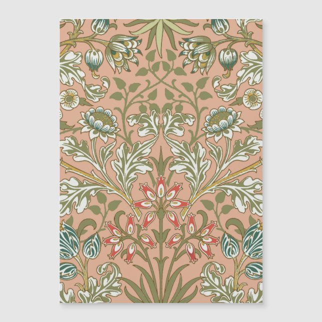 William Morris Hyacinth Flower Rose Art (Front)