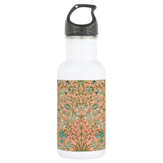 William Morris Hyacinth Flower Rose Art 532 Ml Water Bottle (Front)