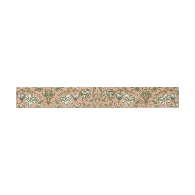 William Morris Hyacinth Flower Rose Art Invitation Belly Band (Flat)