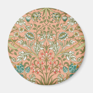 William Morris Hyacinth Flower Rose Art Magnet