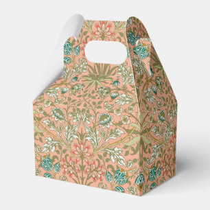 William Morris Hyacinth Pattern Dusty Rose Favour Box