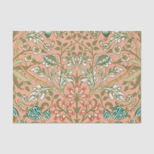 William Morris Hyacinth Pattern Dusty Rose Tissue Paper